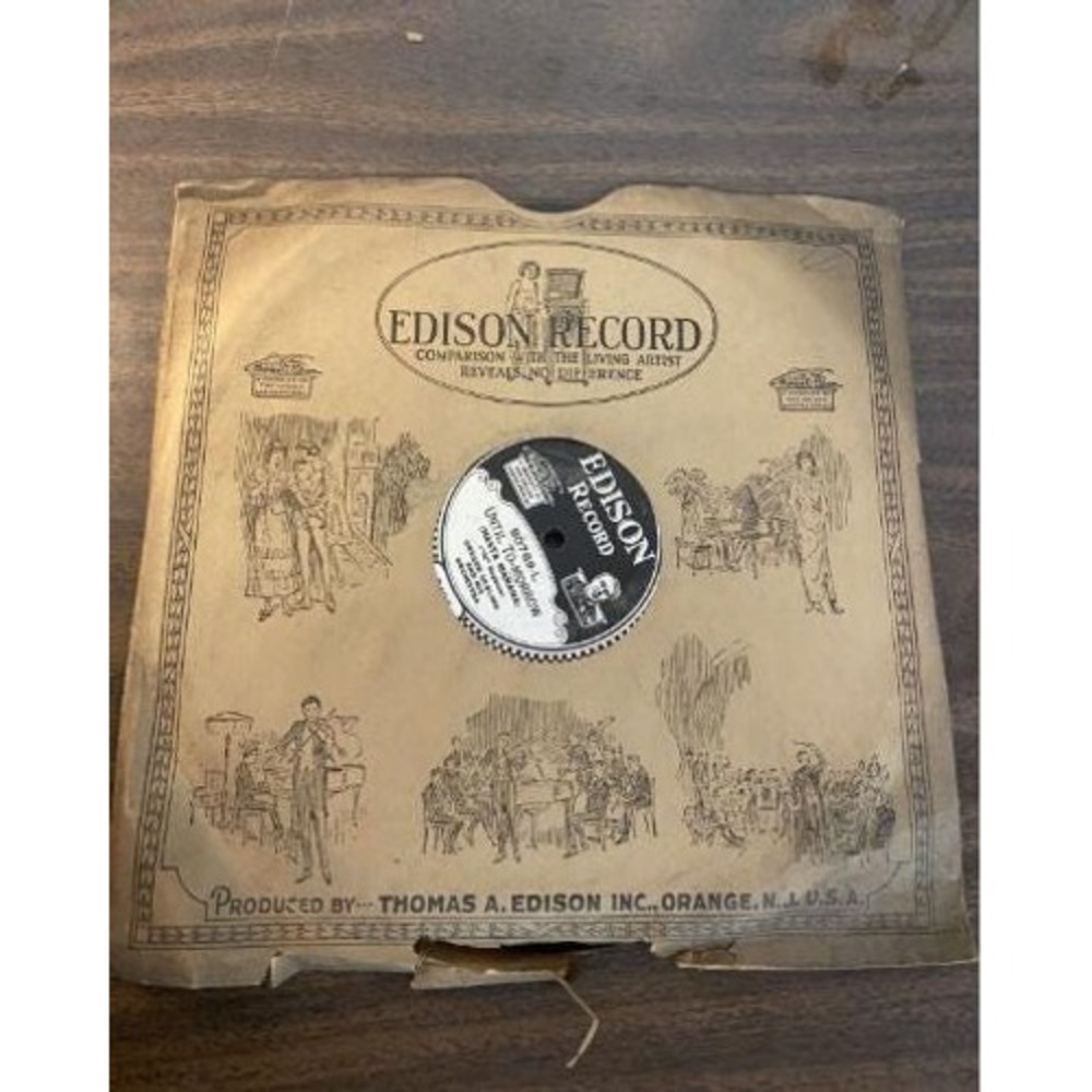 Edison Disc Vinyl Record 80789 ORIGINAL SLEEVE